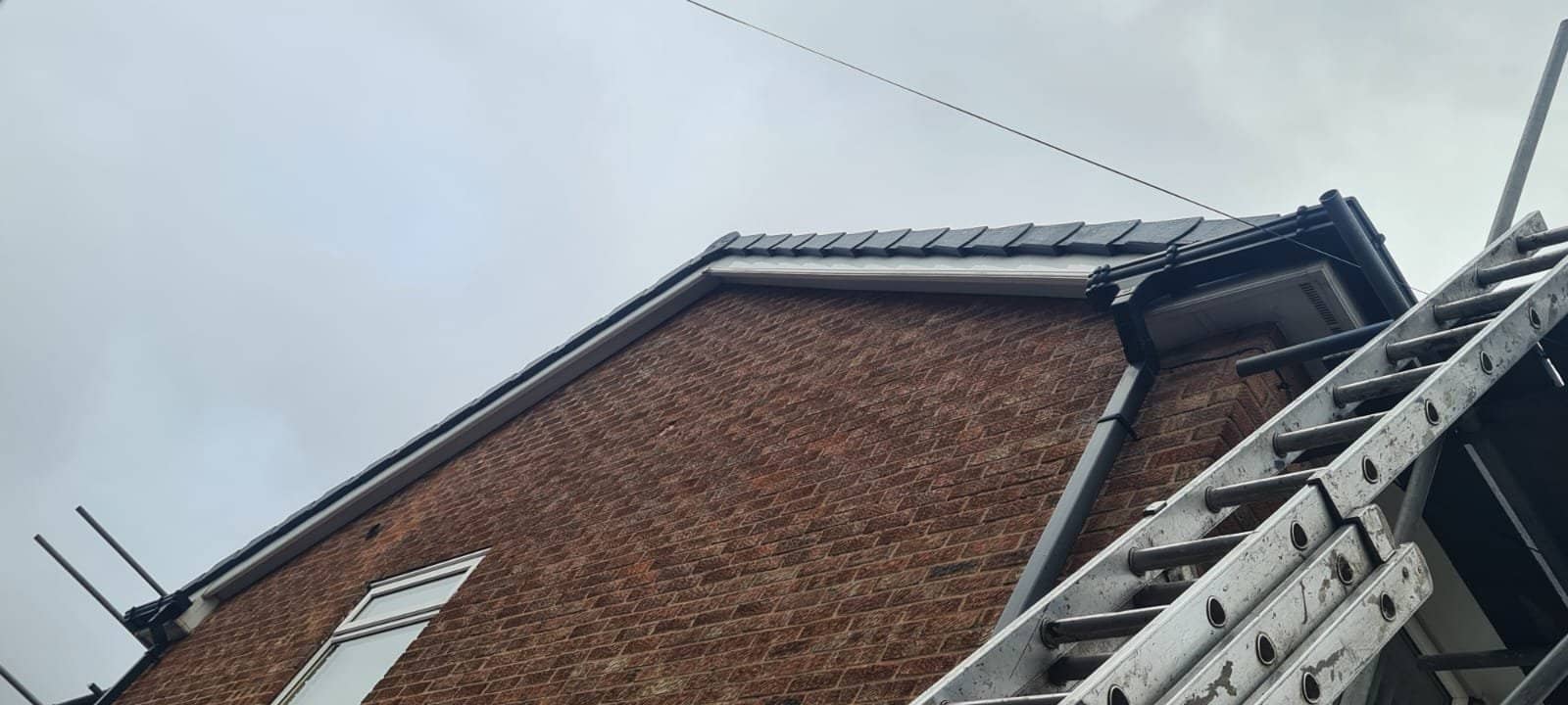 Dry verge on a house in Manchester installed by dm roofing